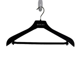 Gucci Velvet hanger Coat slacks pants Brown coated Gold